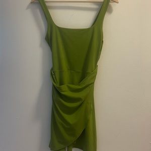 Aritzia Green Wrap dress